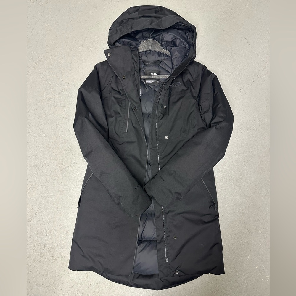 The North Face Black Hooded Puffer Jacket